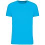 Herr Bio150IC T-shirt med Rund Hals Sea Turquoise