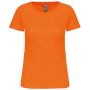 Dam Bio150IC T-shirt med Rund Hals Orange