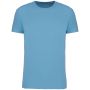 Unisex Bio190IC T-shirt med Rund Hals Cloudy Blue Heather