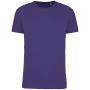 Unisex Bio190IC T-shirt med Rund Hals Deep Purple