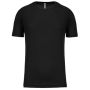 Sport kortärmad T-shirt för herr Black