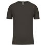 Sport kortärmad T-shirt för herr Mörkgrå