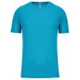 Sport kortärmad T-shirt för herr Light Turquoise