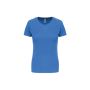 Sport kortärmad T-shirt för dam Aqua Blue