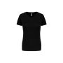 Sport kortärmad T-shirt för dam Black