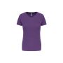 Sport kortärmad T-shirt för dam Violet