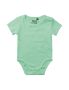 Babybody med korta ärmar Dusty Mint
