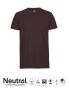Herr Fitted T-shirt Brun