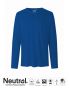Herr T-shirt med långa ärmar Royal Blue