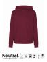 Unisex Jersey Huvtröja  Mörkröd