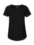 Dam Roll Up T-shirt Svart