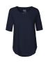 Dam T-shirt med halvlång ärm Marinblå
