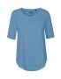 Dam T-shirt med halvlång ärm Dusty Indigo