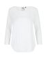 Dam T-shirt med 3/4 ärm Vit