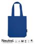Twill bomullskasse med långa handtag Royal Blue