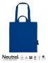 Twill bomullskasse med dubbla handtag Royal Blue