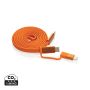 Arc ultra-tunn 60W 2-1-1 magnetisk kabel RCS Orange