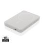 Magnetix 5.000mAh magnetisk powerbank, RCS återvunnen plast Vit