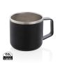 Stainless steel campingmugg Svart