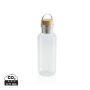 RCS RPET flaska med bambulock och handtag Transparent