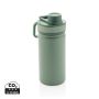 Vakuumflaska i stainless steel med sportlock 550ml Grön