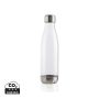 Läckagesäker vattenflaska med stainless steel lock Transparent