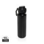 Via RCS Re-steel låsbar sportflaska 600ML Svart