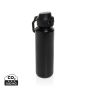 Via RCS Re-steel låsbar sportflaska 600ML Svart