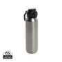 Via RCS Re-steel låsbar sportflaska 600ML Silver