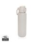Via RCS Re-steel låsbar sportflaska 600ML Beige