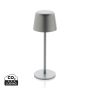 Zenic RCS återvunnen plast USB laddningsbar bordslampa Silver
