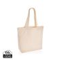 Impact Aware™ shoppingkasse m/ficka 240 gsm ofärgad rcanvas Vit