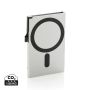 Standard aluminium RFID magnetiskt kortfodral för mobil Silver