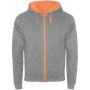 Fuji unisex sweatshirtjacka Ljunggrå