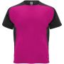 Bugatti kortärmad unisex T-shirt av återvunnet material Rosa