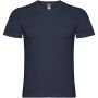 Samoyedo kortärmad v-ringad T-shirt för herr Navy Blue