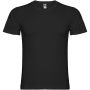 Samoyedo kortärmad v-ringad T-shirt för herr Svart