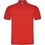 Austral kortärmad unisex pikétröja Röd