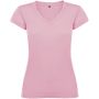 Victoria kortärmad v-ringad T-shirt för dam Ljusrosa
