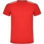 Detroit kortärmad unisex sport-T-shirt Röd