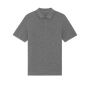 Prepster - The Unisex Polo Black Heather Mid Grey