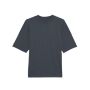 Blaster- Unisex Oversize T-shirt med hög hals India Ink Grey
