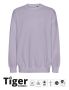 Tiger Cotton Oversized Sweatshirt Dusty Lila
