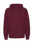 Unisex Tiger Cotton Hoodie Bordeaux