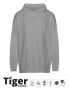 Tiger Cotton Oversized Hoodie Sport Grey
