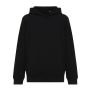 IQONIQ Yengo barnhoodie i återvunnen bomull med sidofickor svart
