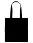 Tiger Cotton Shopping Bag w. Long Handles Svart