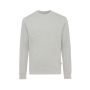 IQONIQ Denali sweatshirt i återvunnen ofärgad bomull Ljusgrå