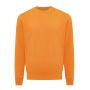 IQONIQ Etosha lättvikt sweatshirt i återvunnen bomull orange