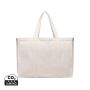 VINGA Hilo AWARE™ återvunnen canvas maxi totebag Vit